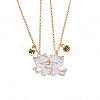 Alloy with Enamel Pendant Necklaces PW-WG800FB-01-5