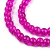 Crackle Glass Beads Strands X-CCG-Q001-4mm-08-2