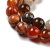 Natural Striped Agate/Banded Agate Strands G-Q842-8mm-M-3