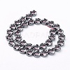 Non-magnetic Synthetic Hematite Beads Strands G-Q895-9-2