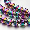 Electroplate Non-magnetic Synthetic Hematite Bead Strands G-F300-31A-02-1