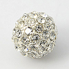 Alloy Rhinestone Beads X-RB-A034-10mm-A01S-1