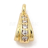 Brass with Cubic Zirconia Pendants KK-Q781-04G-1