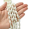 Glass Pearl Beads X-HY-AB426-EM099-4