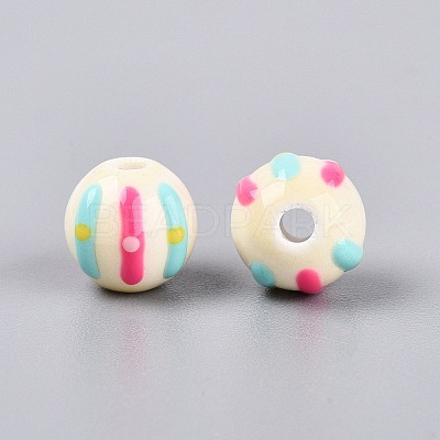 Handmade Porcelain Ceramic Beads PORC-Q005-03K-1