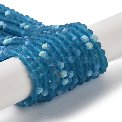 Transparent Glass Beads Strands EGLA-A044-T1mm-MB27-1