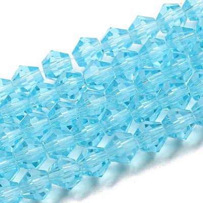 Transparent Glass Beads Strands LS-EGLA-A039-T6mm-D20-1