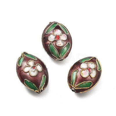 Handmade Cloisonne Beads CLB-Q002-08B-1