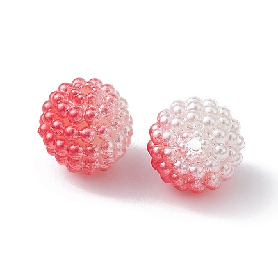 Imitation Pearl Acrylic Beads OACR-FS0001-42G-1