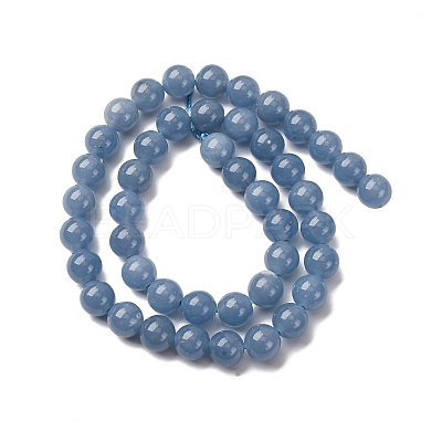 Natural Peru Angelite Beads Strands G-G286-A01-8mm-1