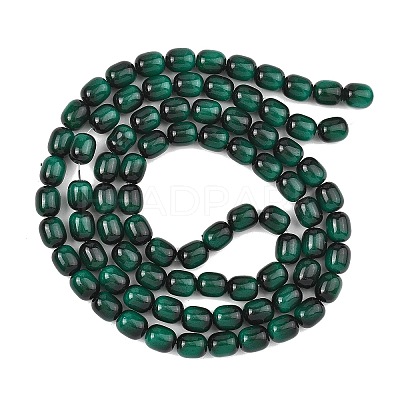 Dyed Imitation Tiger Eye Glass Beads Strands GLAA-H040-02C-1