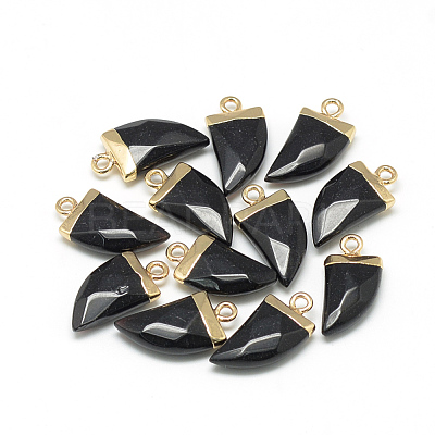 Natural White Jade Pointed Pendants G-Q966-01-1