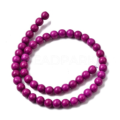 Synthetic Turquoise Beads Strands TURQ-G106-4mm-02O-1