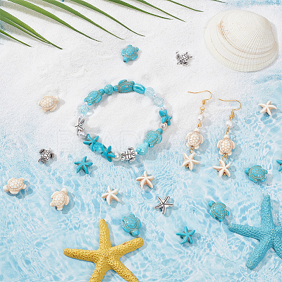 DIY Ocean Theme Beades Jewelry Making Finding Kit DIY-NB0009-61-1