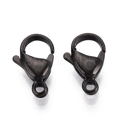 304 Stainless Steel Lobster Claw Clasps LS-STAS-T065-15mm-34B-1
