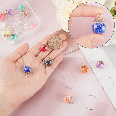 DIY Wine Glass Charms Making Kits DIY-SC0020-73S-1