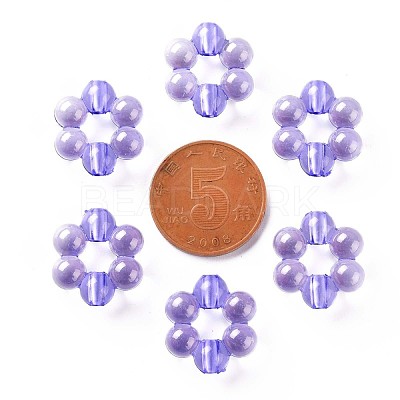 Transparent Acrylic Bead Frames TACR-S153-01A-47-1