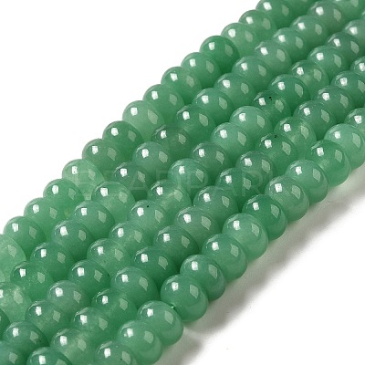 Natural White Jade Beads Strands G-E507-01G-1