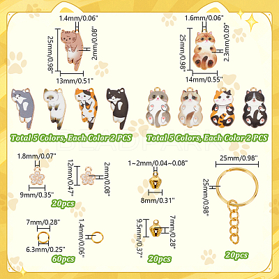 DIY Keychain Making Kit DIY-PH0021-54-1