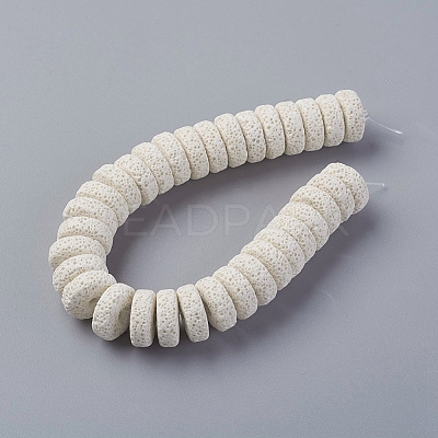 Natural Lava Rock Beads Strands G-F671-02B-01-1