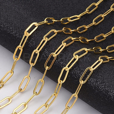 Brass Paperclip Chains CHC-S008-001B-G-1