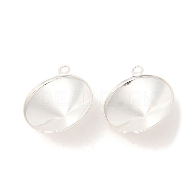 Ion Plating(IP) 304 Stainless Steel Pendant Pointed Back Rhinestone Settings STAS-U025-05D-S-1