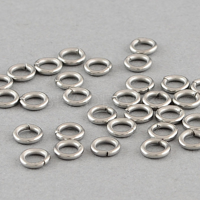 304 Stainless Steel Open Jump Rings STAS-TAG0001-34F-1