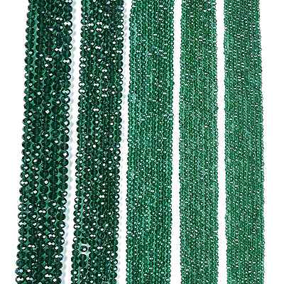 Electroplate Glass Beads Strands EGLA-A044-T4mm-A18-1