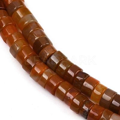 Dyed Natural Agate Beads Strands G-U030-B01-06-1