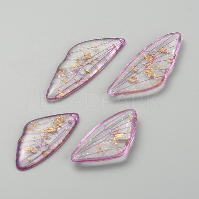 Transparent Resin Pendants RESI-TAC0004-24D-1