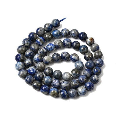 Natural Lapis Lazuli Beads Strands LS-G-A163-07-6mm-1