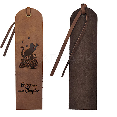 Cowhide Leather Labels AJEW-WH0386-0028-1