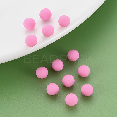 Opaque Acrylic Beads PAB702Y-B01-03-1