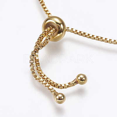 Adjustable Brass Bolo Bracelets BJEW-G593-11G-1