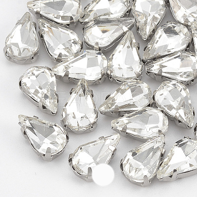 Sew on Rhinestone RGLA-T035-8x13mm-01-1