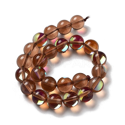 Synthetic Moonstone Beads Strands G-P528-J02-02-1