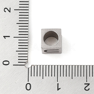 Tarnish Resistant 201 Stainless Steel European Beads LS-STAS-M058-01U-P-1