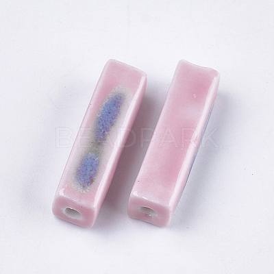 Handmade Porcelain Beads X-PORC-S498-28E-1