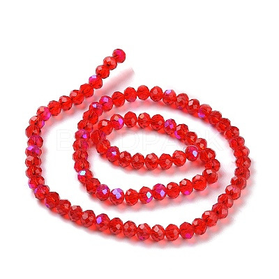 Electroplate Glass Beads Strands X1-EGLA-A034-T4mm-L09-1