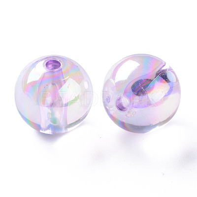 Transparent Acrylic Beads MACR-S370-B16mm-746-1