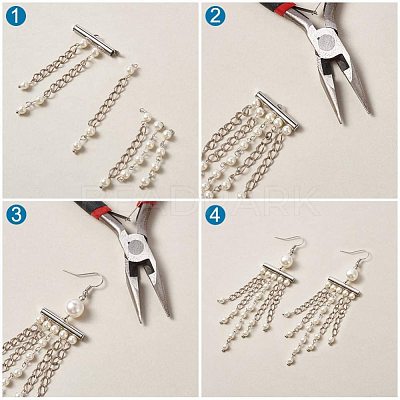 Iron Slide On End Clasp Tubes IFIN-R212-3.0cm-P-1