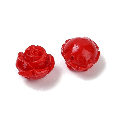 Synthetic Coral Carved Beads CORA-H003-01A-14-1