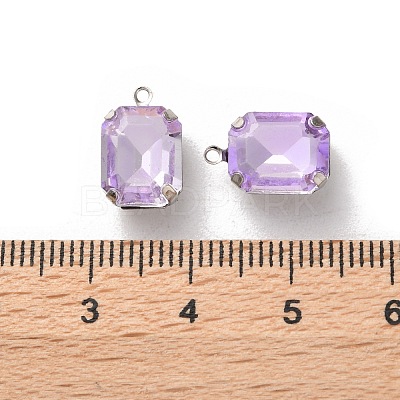 Rhinestone Pendants RGLA-P038-02P-10-1