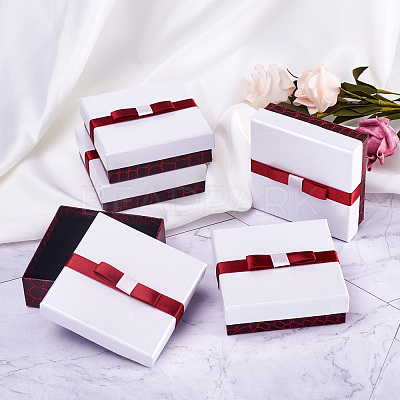 Rectangle Jewelry Set Cardboard Boxes CBOX-TA0001-02-1
