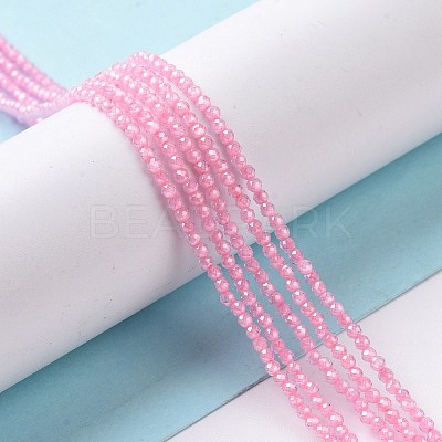 Cubic Zirconia Beads Strands G-F596-48G-2mm-1
