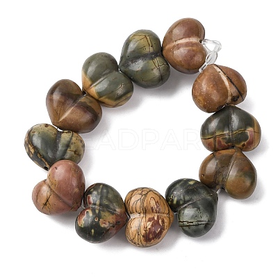 Natural Picasso Stone/Polychrome Jasper Beads G-D098-B02-1