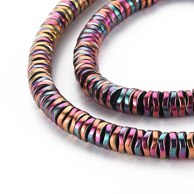 Electroplate Non-magnetic Synthetic Hematite Beads Strands G-N0321-07G-1