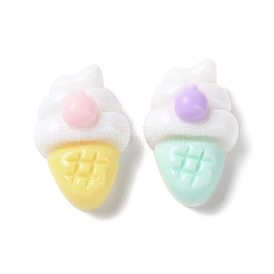 Opaque Resin Cabochons X1-CRES-F030-01I-1