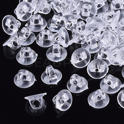 Transparent AS Plastic Charm Base Settings FIND-T064-006A-01-1