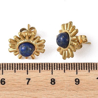 304 Stainless Steel Stud Earrings EJEW-JE07292-1